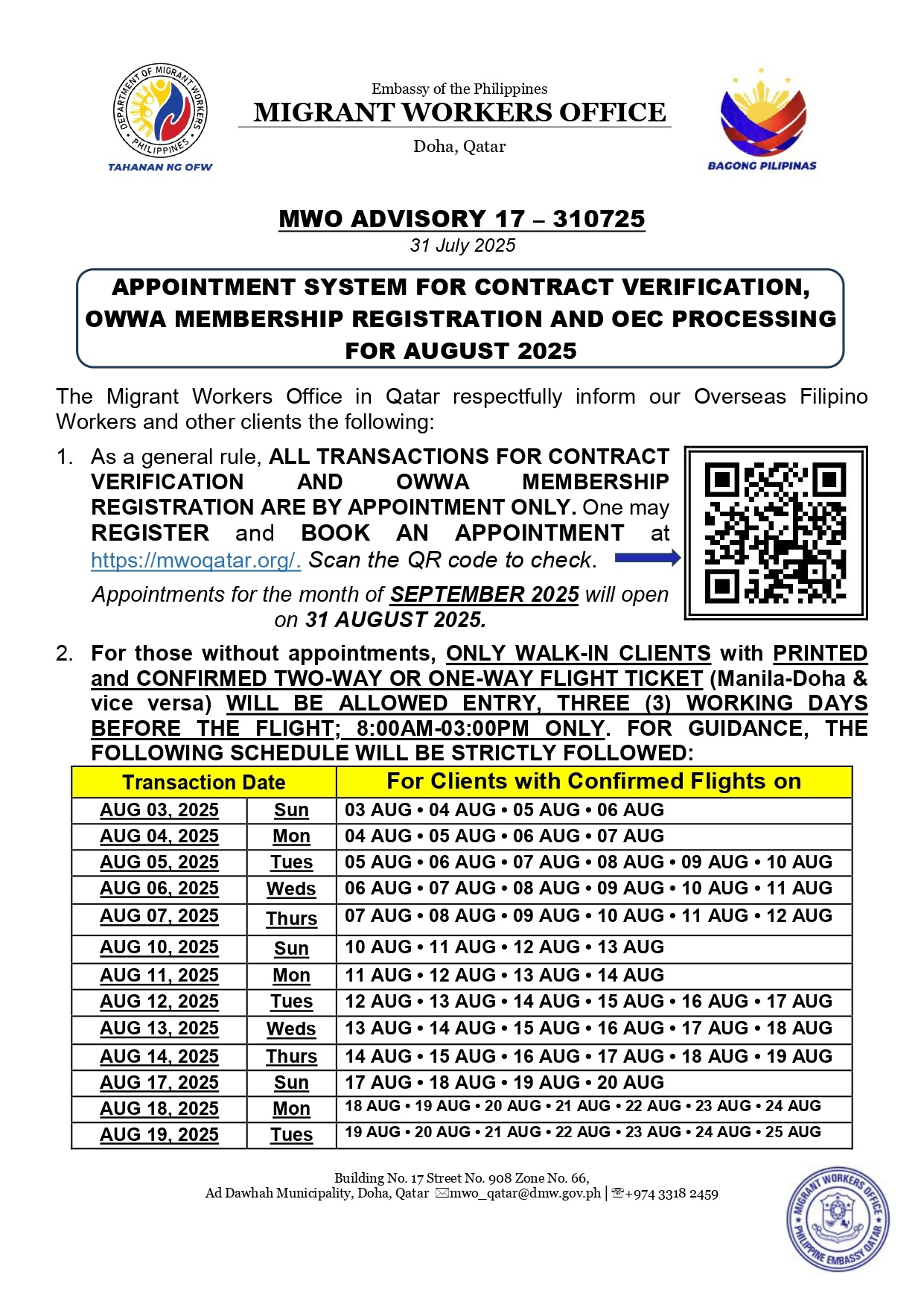 MWO ADVISORY 17 S.2025 AUGUST page 0001